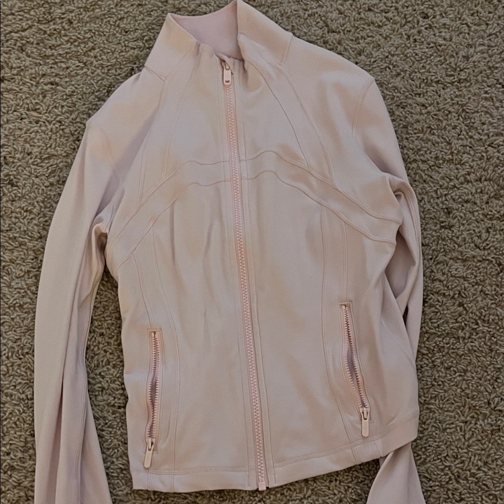 Light Pink Women’s Zip-Up Jacket lululemon size 6